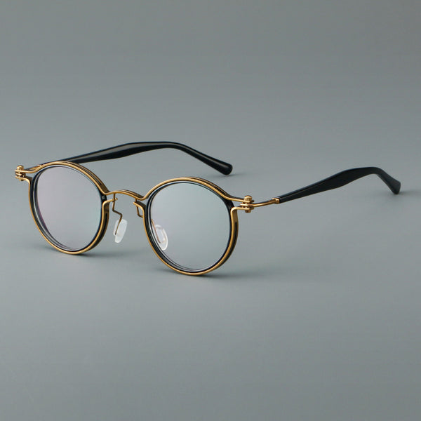 Kham Vintage Acetate Titanium Glasses Frame