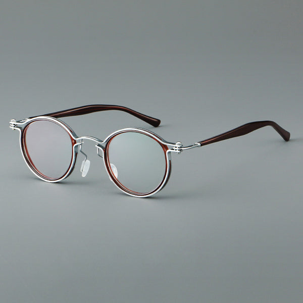 Kham Vintage Acetate Titanium Glasses Frame