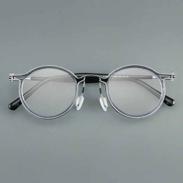 Kham Vintage Acetate Titanium Glasses Frame