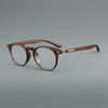 Rao Retro acetate imitation wood grain eyeglass frame
