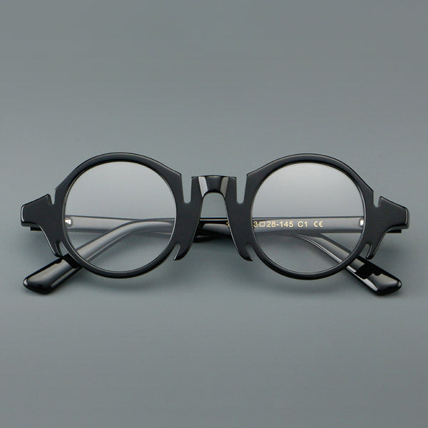 Koza Retro acetate imitation wood grain eyeglass frame