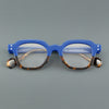 Klug Retro Square Acetate Glasses Frame