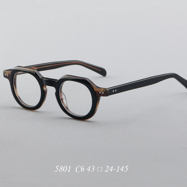 Xho Vintage Round Acetate Glasses Frame