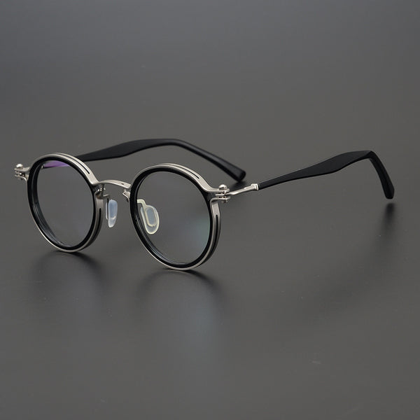 Sutton Vintage Round Acetate Glasses Frame