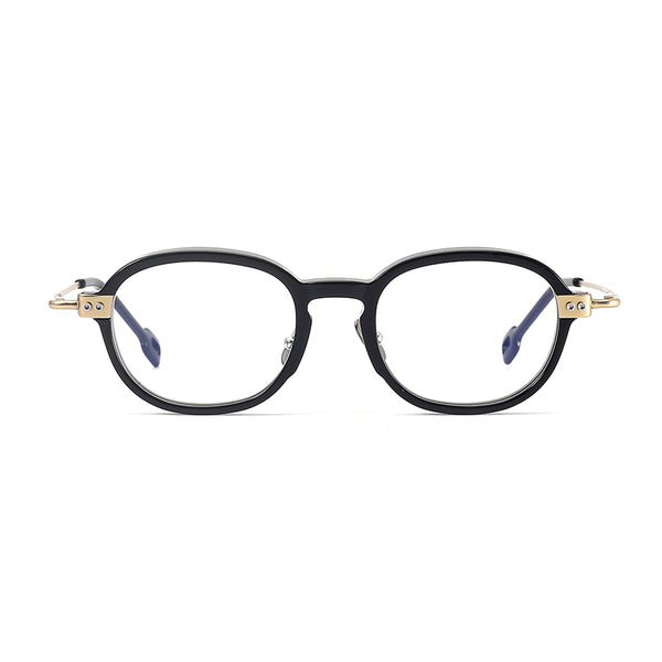 Marko Retro round titanium alloy eyeglass frame