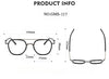 HONGMEI Titanium Vintage Round Eyeglasses Frames