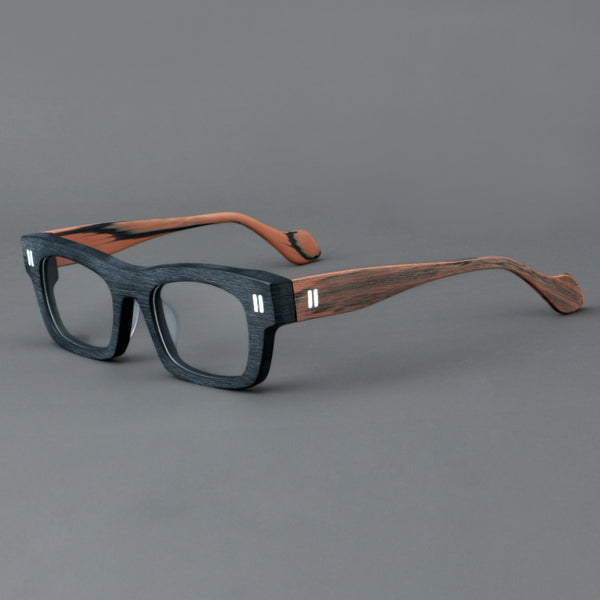 Foote Retro Square Acetate Glasses Frame