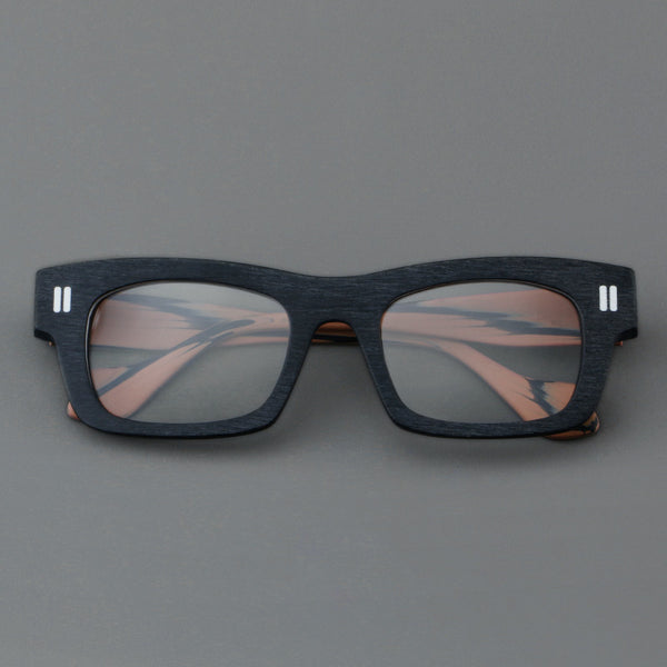 Foote Retro Square Acetate Glasses Frame