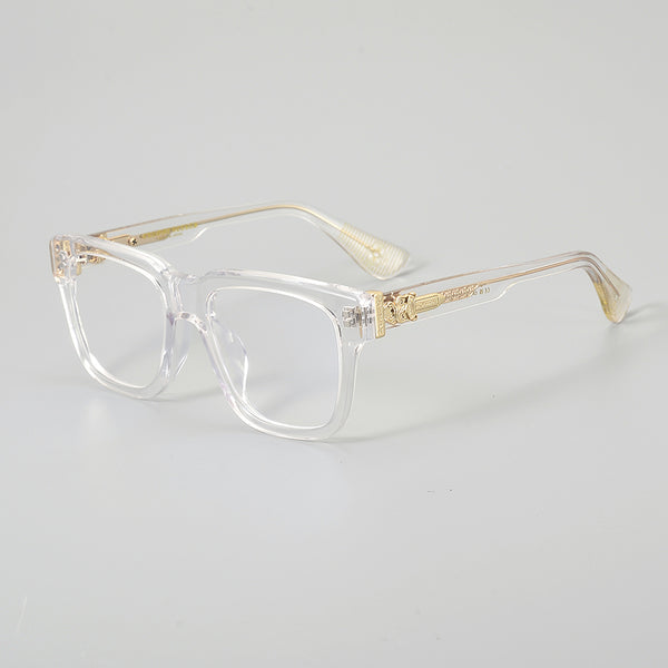 Zago Retro Rectangle Acetate Glasses Frame
