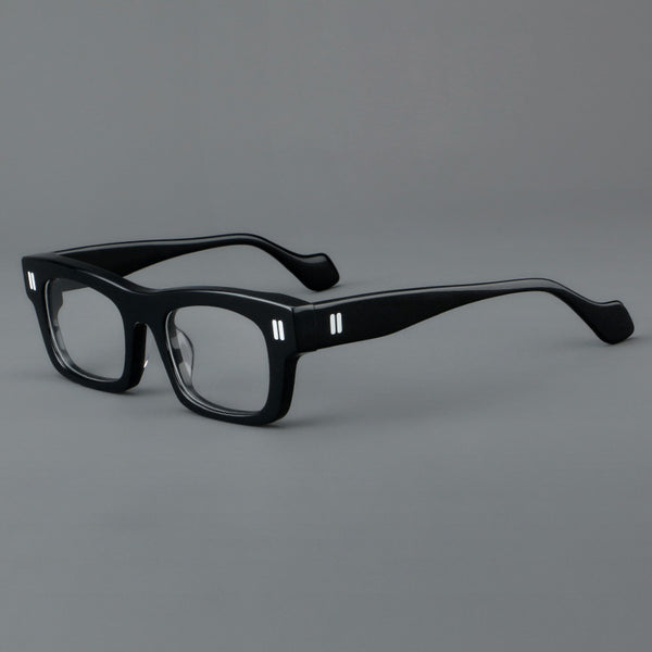 Foote Retro Square Acetate Glasses Frame