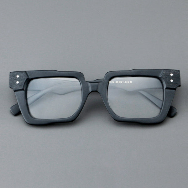 Nelly Retro Rectangle Acetate Glasses Frame