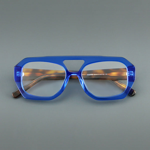 Lang Retro acetate pilot eyeglass frame