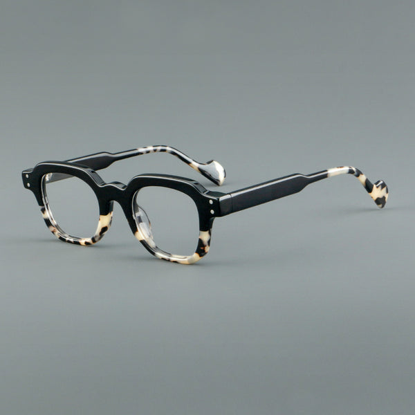 Klug Retro Square Acetate Glasses Frame