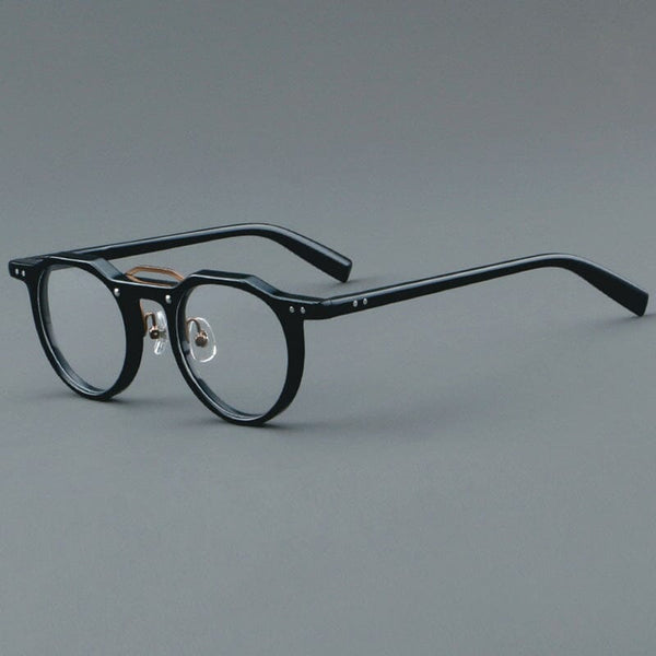 Sangcoo Ron Retro Round Acetate Glasses Frame