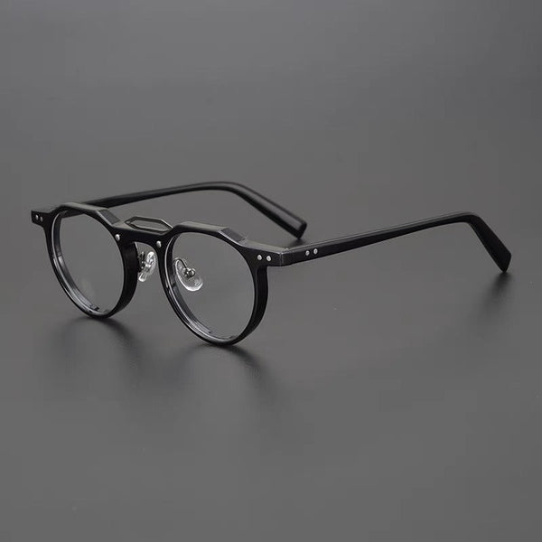 Sangcoo Ron Retro Round Acetate Glasses Frame