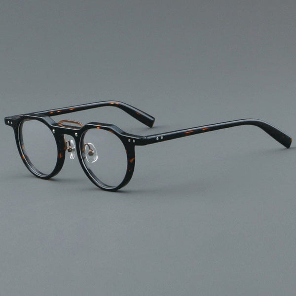 Sangcoo Ron Retro Round Acetate Glasses Frame
