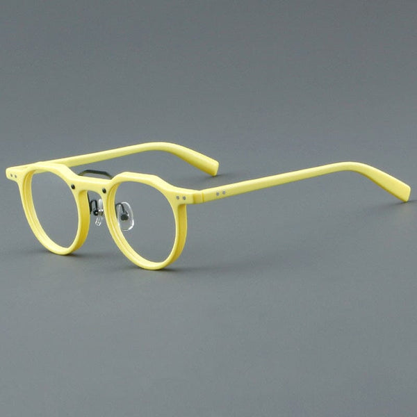 Sangcoo Ron Retro Round Acetate Glasses Frame