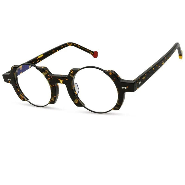 HONGMEI Round Acetate Personalized Eyeglasses Frames
