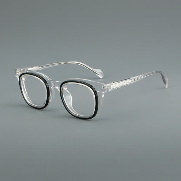 Boas Retro Square Acetate Glasses Frame