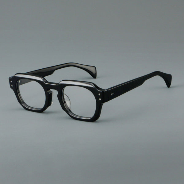 Fix Retro fashion square acetate eyeglass frame