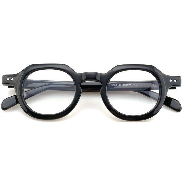 Xho Vintage Round Acetate Glasses Frame