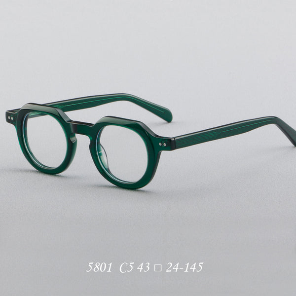Xho Vintage Round Acetate Glasses Frame