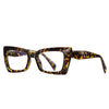 Geometric Cat-Eye Eyeglass Frames for Women