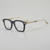 Mott Retro Rectangle Titanium Glasses Frame