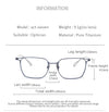 Ultralight Vintage Titanium Glasses Frame