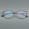Moon Ultra-light Pure Titanium Vintage Square Eyeglasses Frame