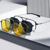 Pure Titanium Aluminum Magnetic Clip-On Glasses 9908