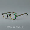 Vintage Acetate elliptical Eyeglasses Frame