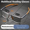 Photochromic TR90 Anti-blue Light Multifocal Progressive Sports Reading Glasses