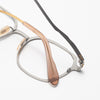 Luord Geometric-shaped titanium metal personalized eyeglass frames
