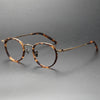 HONGMEI Titanium Vintage Round Eyeglasses Frames