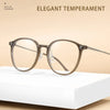 Women's Round Titanium Eyeglasses