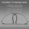 Ultra-lightweight titanium eyeglass frames for men and women