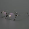 Biron Titanium Round Glasses Frame