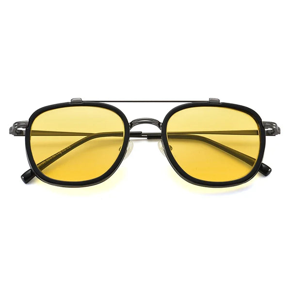 Men's RetroHD Polarized Punk Steampunk Sunglasses