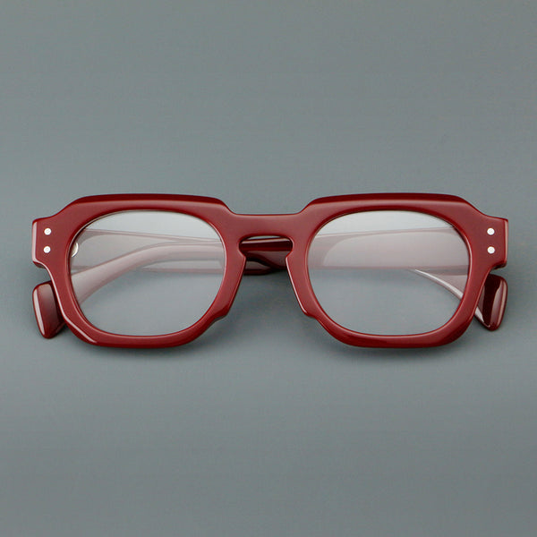 Fix Retro fashion square acetate eyeglass frame