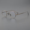 HONGMEI Vintage Round Titanium Eyeglasses Frame