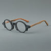 Koza Retro acetate imitation wood grain eyeglass frame
