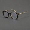 Mott Retro Rectangle Titanium Glasses Frame